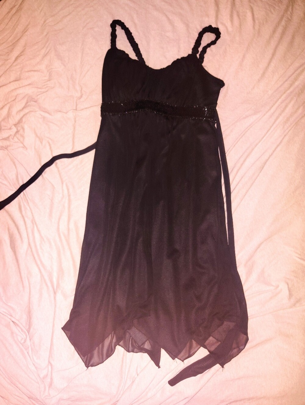 Black Empress Cut Dress